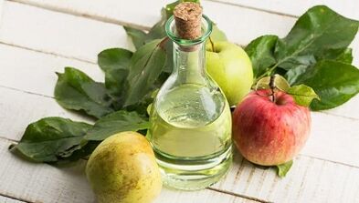 verwijdering van papillomen met azijn